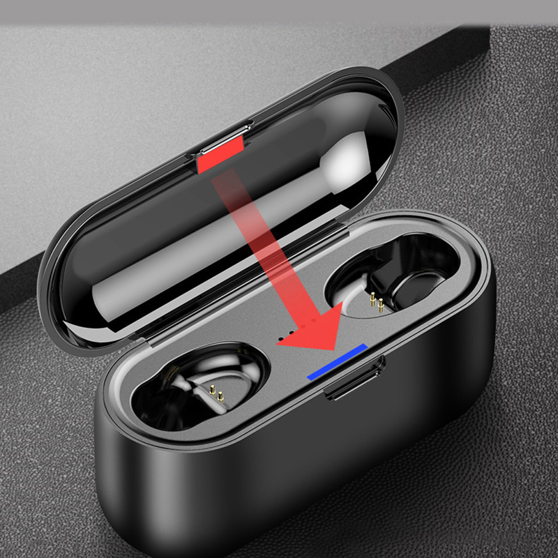 Mini Earphone Earbud Bluetooth Headphone with Mic Headset Headphones