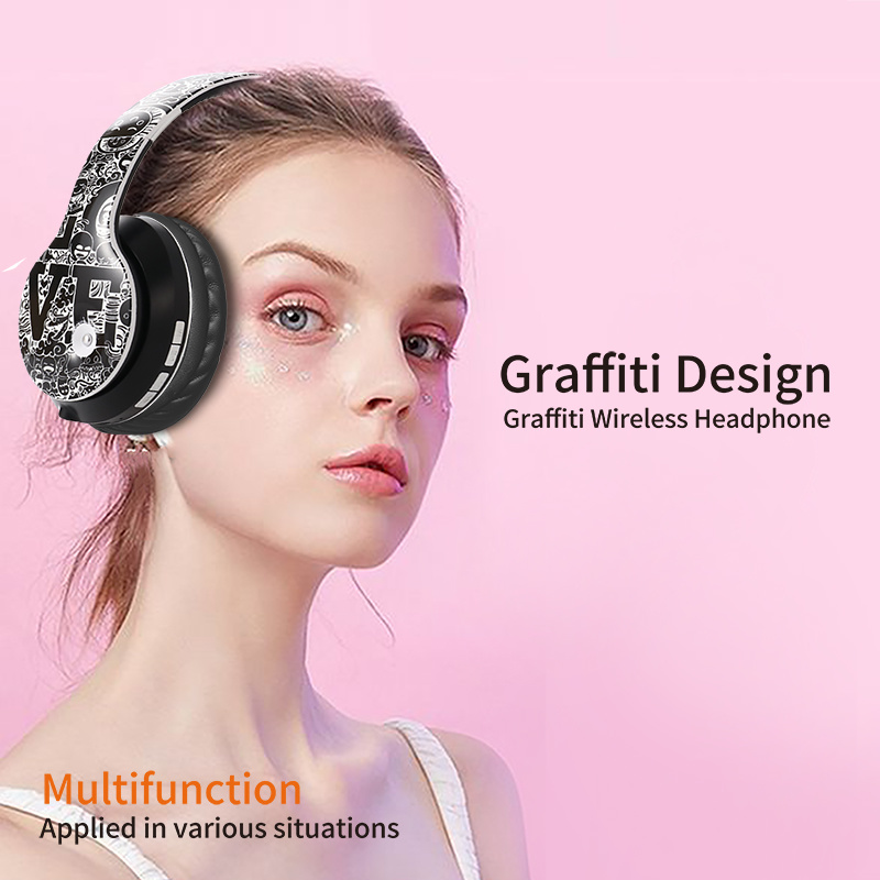 Foldable Stereo Sound TF Card Support Wireless Headphones