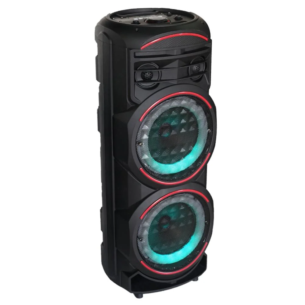 Amaz 2*8inch Party Bluetooth Speaker Heavy Bass Wireless Outdoor Portable Speaker