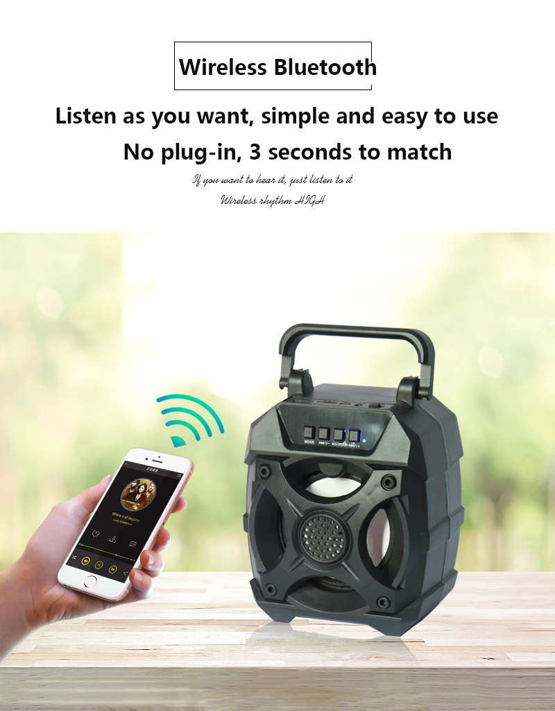 Professional Supplier Bluetooth Speaker Portable Karaoke Bluetooth Speaker Wireless Portable Speaker