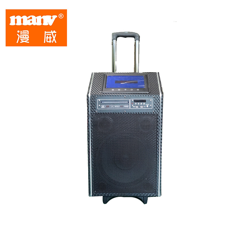 CD Player Sound System Trolley DJ Party Speaker with Bluetooth E509