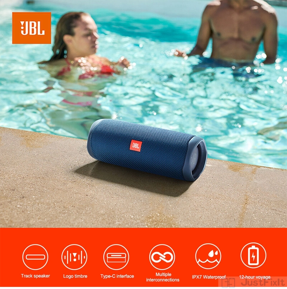 Jbl Flip 5 Wireless Bluetooth Small Portable Speaker Music Audio Ipx7 Waterproof Bass Channel Stereo Speaker