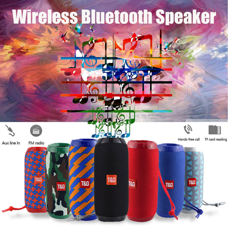 Waterproof Bluetooth Speaker Portable Outdoor Rechargeable Wireless Speaker