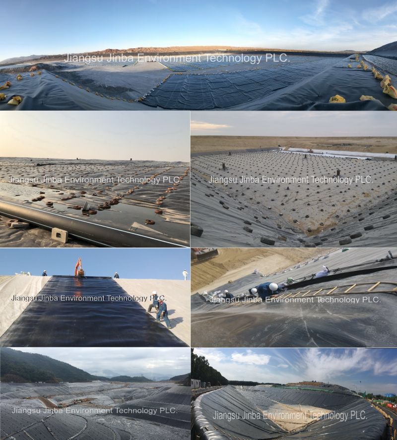 Thickness 2.00mm Anti-Seepage Impermeable Impervious Waterproof Single-Sided Textured HDPE Geomembrane