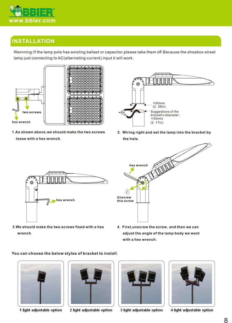 Street Lightings LED Street Light Roadway Light From China Factory