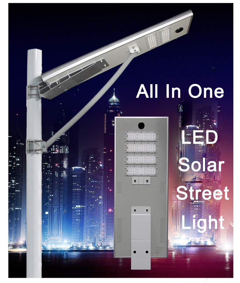 120W Solar Powered LED Street Lights for Road Lighting