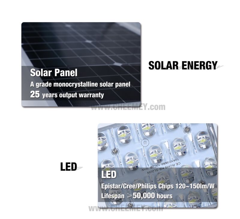 Solar Lanterns Outdoor Solar Street Lights with Brand LED Chips