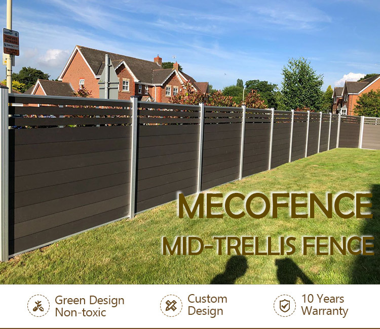 China Supplier Wood-Like Waterproof WPC Security Composite Fencing