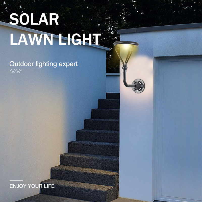 Solar LED Lawn Lights 5W Lawn Flood Lights 160lm/W Solar Grass Lights
