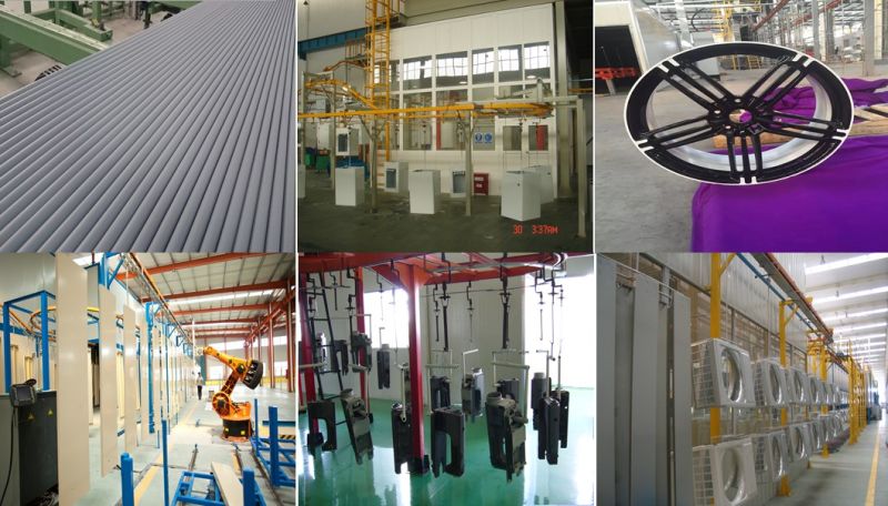 China New Steel Electrostatic Manual Powder Coating Spray Booth for Lamp Post