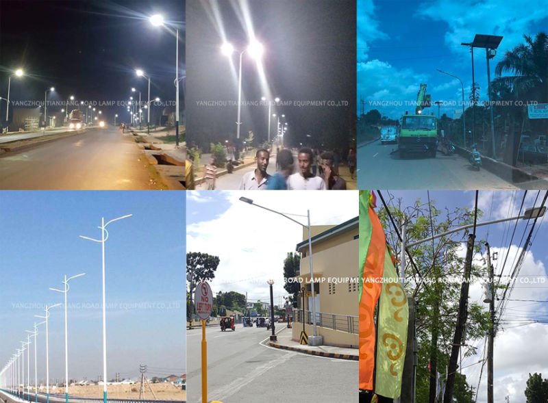 China LED Street Lights High Lumens with Pole Drawings Design OEM