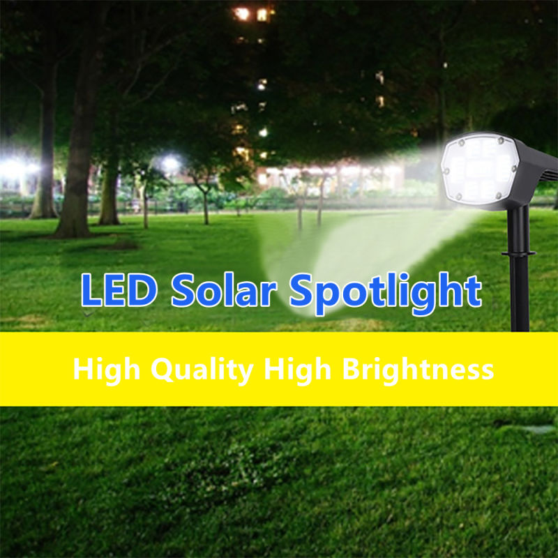 Waterproof Garden Solar Pathway Spotlights LED Wall Lamps