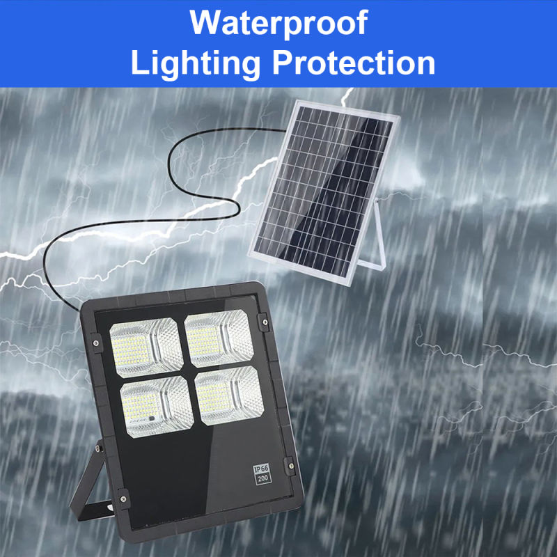 Outdoor LED Solar Flood Lights Factory Garden Waterproof Lamps