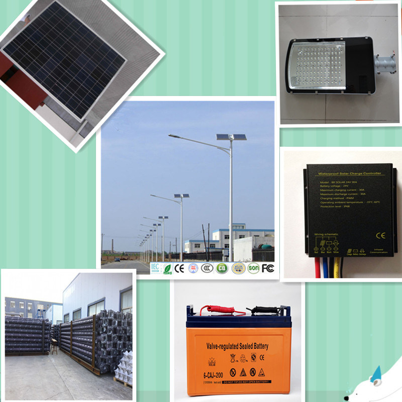 Outdoor Solar Garden Products Integrated Lighting LED Street Lights