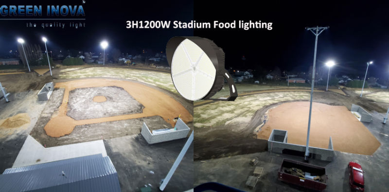 Ik10 Rated Sport Flood Lighting 1200W for for Sports Venues
