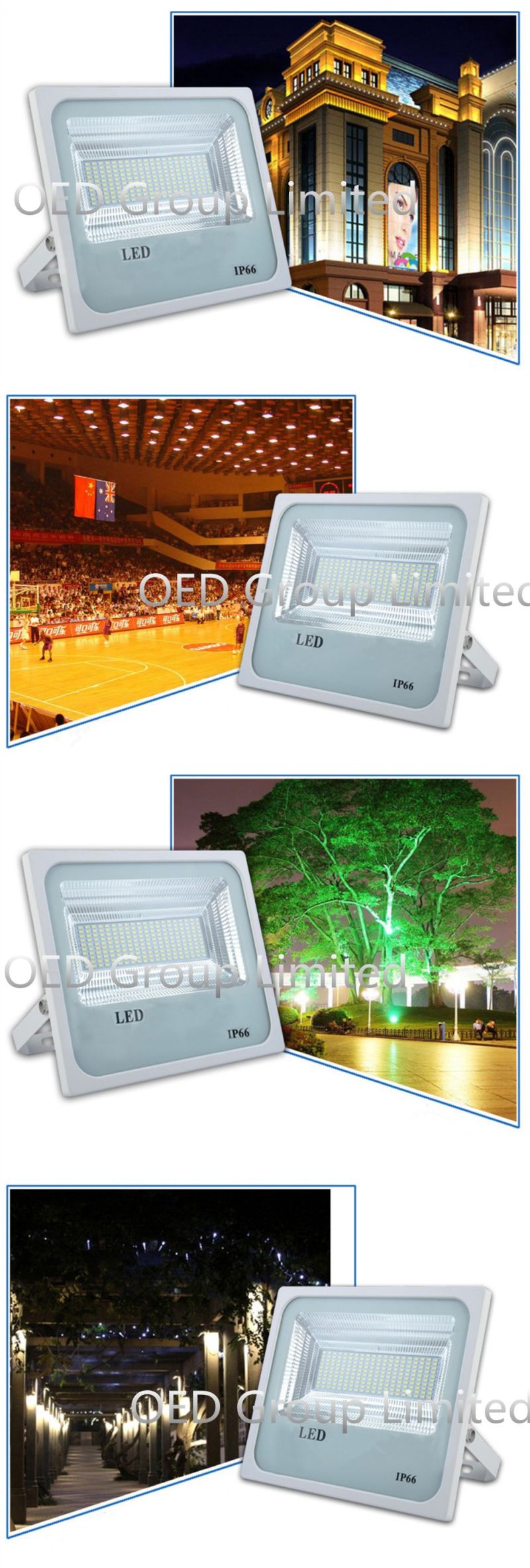 Factory Directly Supply IP66 Outdoor Waterproof LED SMD 50W Garden Flood Light