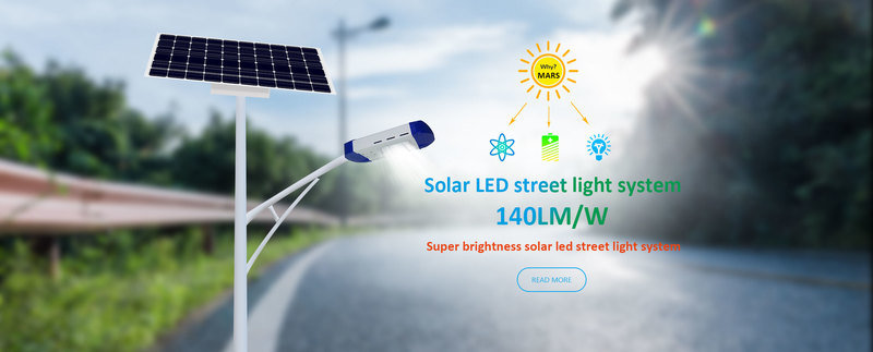 Mars Solar LED Street Light with Solar Panel 80 Watt LED Street Light Solar System