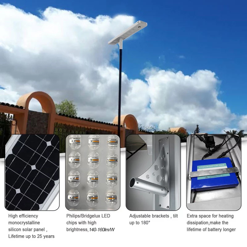 Heavy Duty Solar Pathwaterproof Project Solar Street Lights for Outdoor Landscape