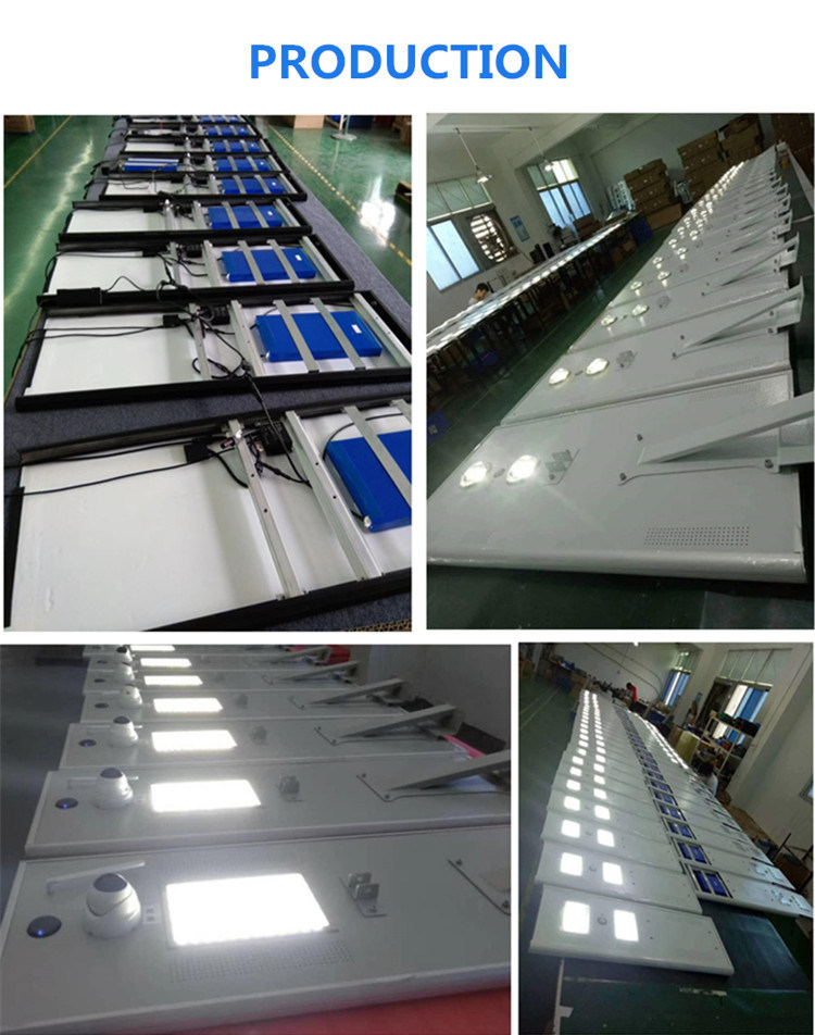 1500lm Outdoor Pathway Solar Energy LED Street Lights