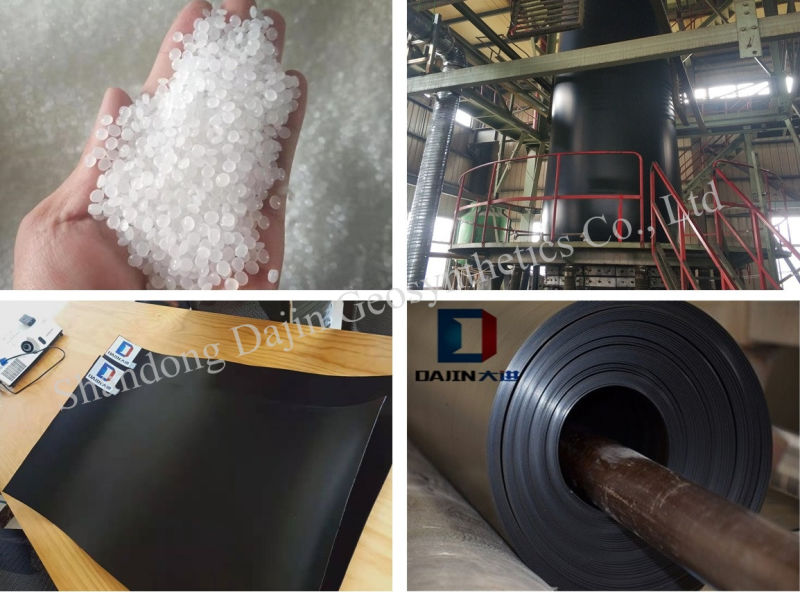 40mil 60mil HDPE Waterproof Impermeable Nontoxic Welded Geomembrane