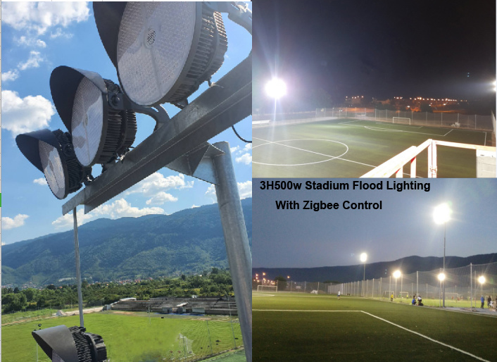 Ik10 Rated Sport Flood Lighting 1200W for for Sports Venues