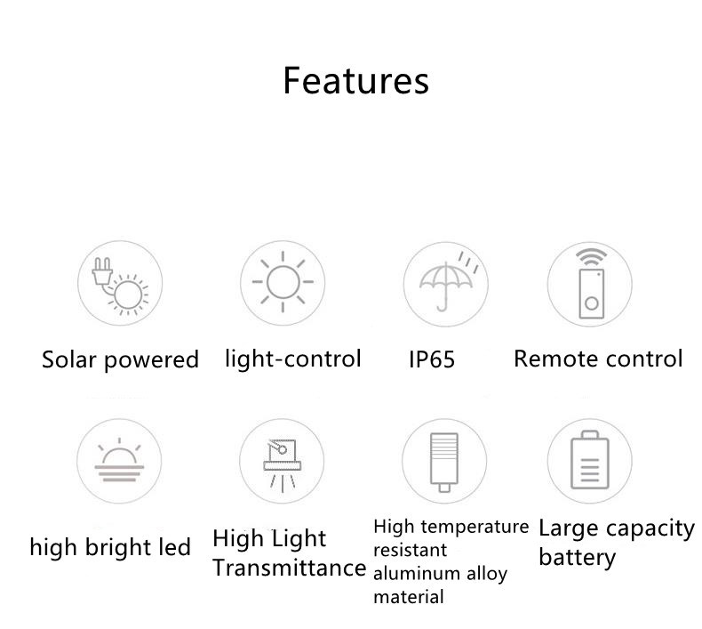 China Supplier 2021 Adjustable Outdoor Solar LED Garden Light