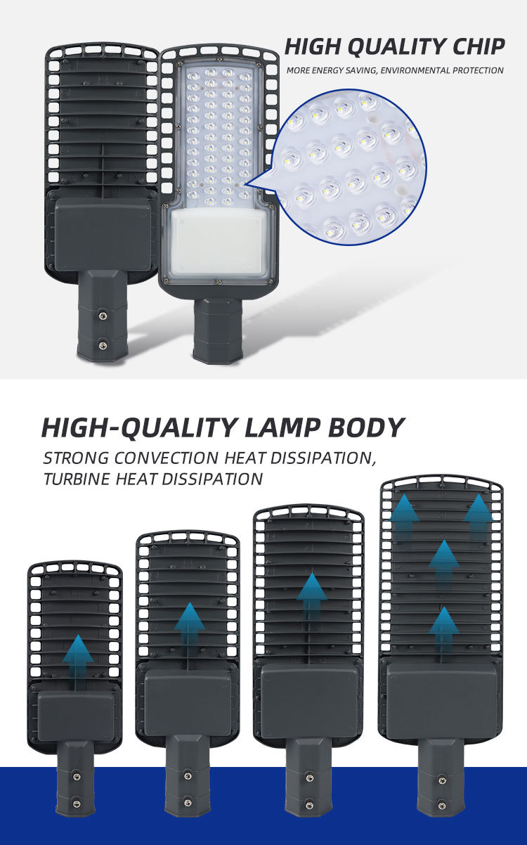 New Aluminum SMD 100W LED Street Lamp Street Lights Lens
