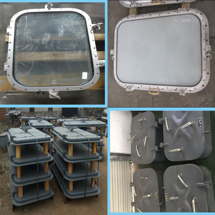 Custom CCS ABS A60 Fireproof Steel/Aluminum Marine Weathertight Door Watertight Doors for Ships