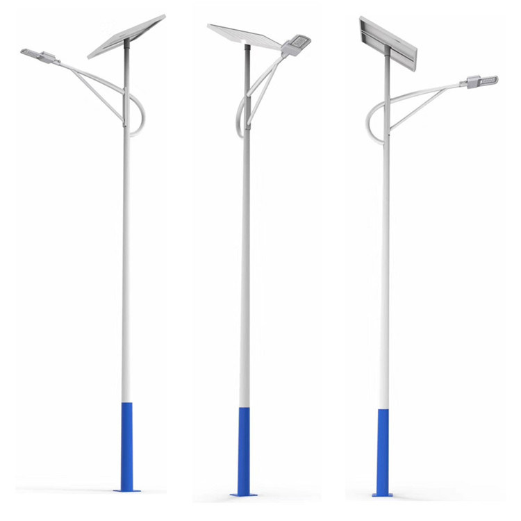 Solar LED Garden Street Lamp with Replaceable Battery