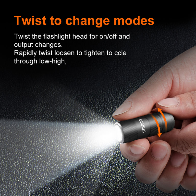 Wholesale Mini Aluminum Torch 220 Lumen High Light LED Flashlight
