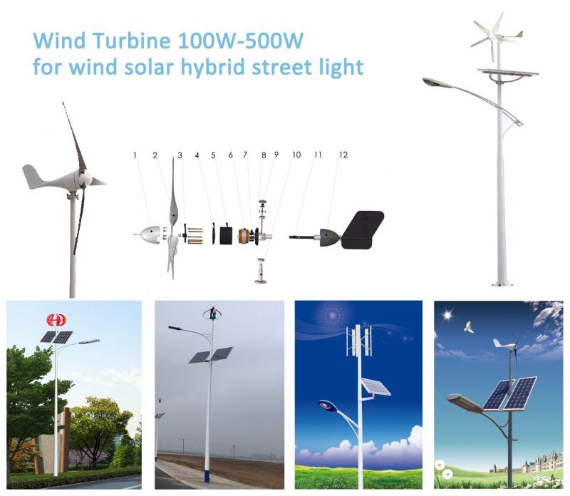 60W Wind Solar LED Lights/Solar Street Lights (SHJ-LD60)