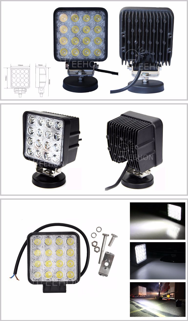 Direct-Selling LED Work Light Factory Machine Work Light 48 Watt