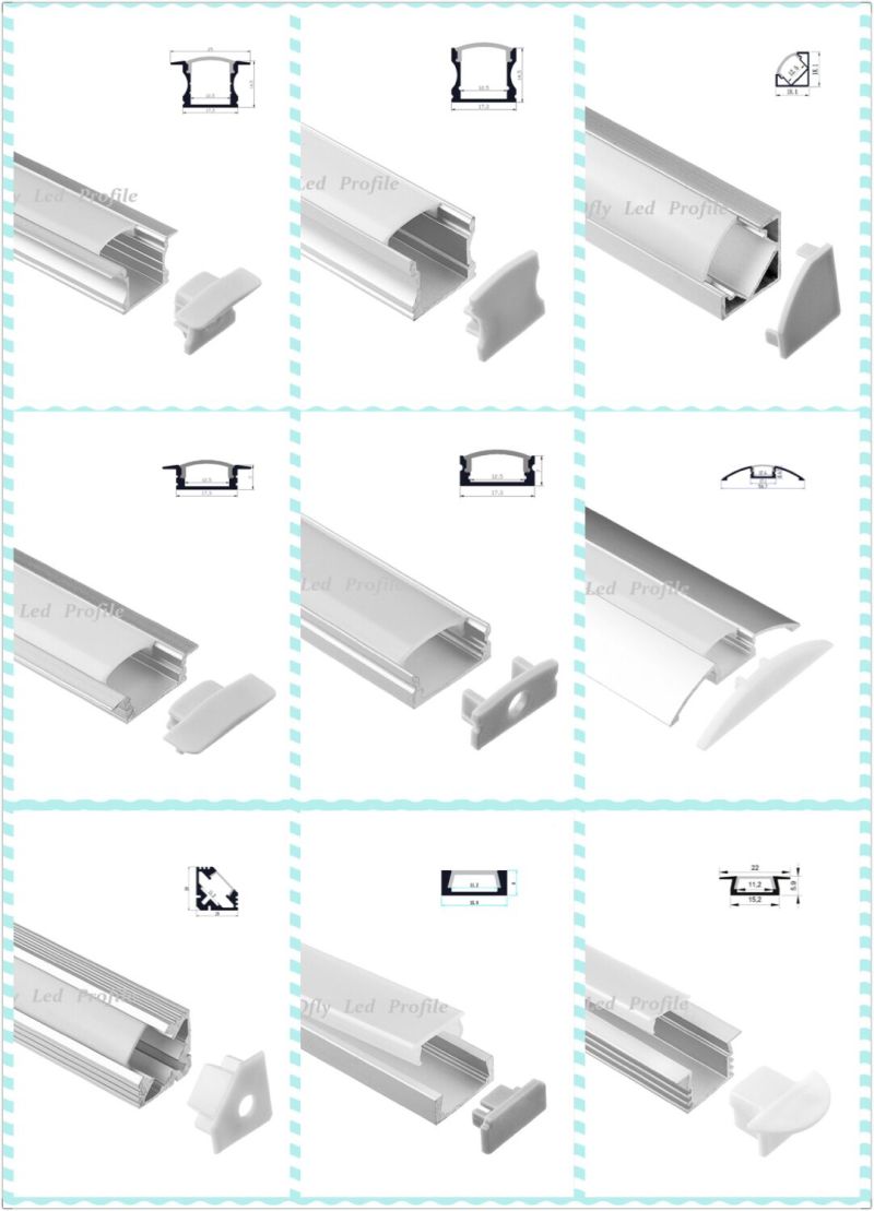 Wholesales 30*20mm Linear LED Aluminium Profile for Strip Light