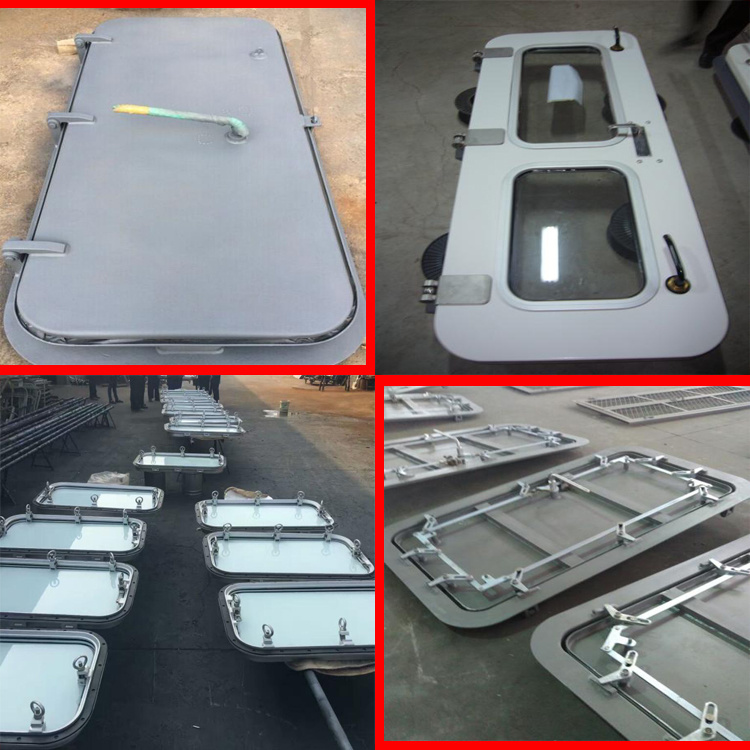 Custom CCS ABS A60 Fireproof Steel/Aluminum Marine Weathertight Door Watertight Doors for Ships