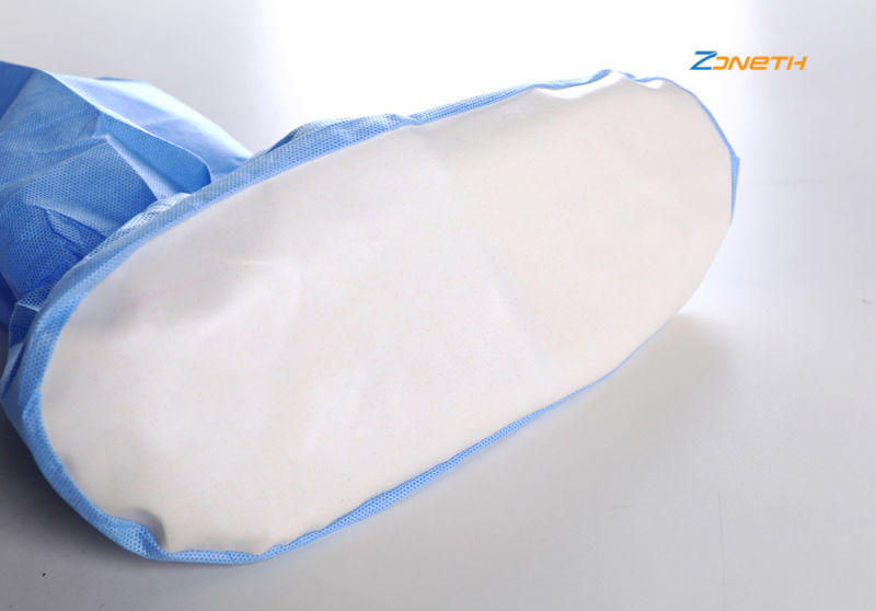 Wholesale Manufacturer Waterproof PP SMS Shoe Covers Disposable Anti-Slip Non-Skid Boot Cover Nonwoven