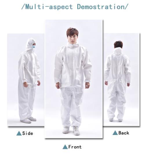 Chinese Factory Waterproof Disposable Protection Clothing Overalls Suit
