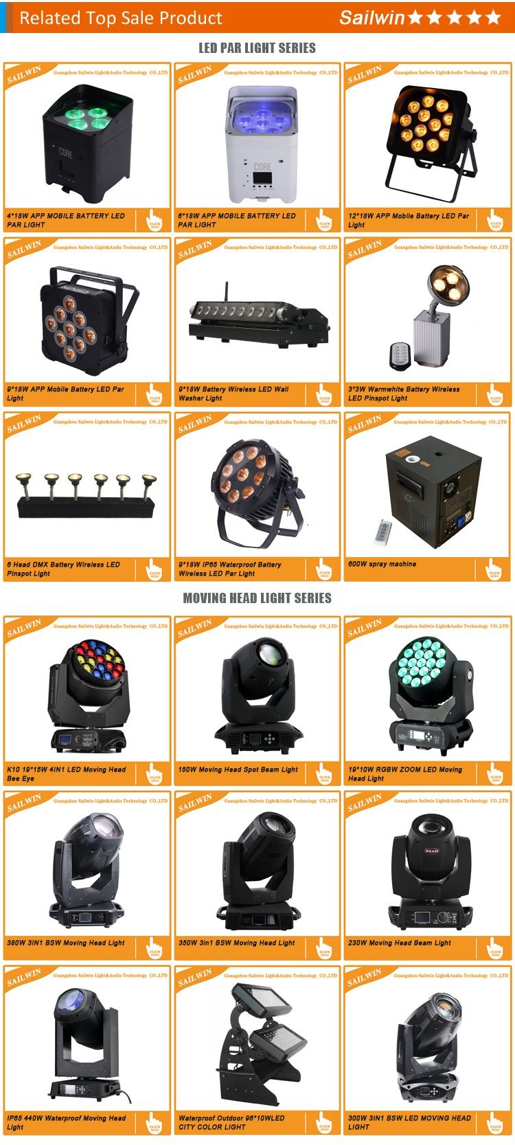 China Stage Light Supplier 8*10W RGBW LED Moving Head Spider Light