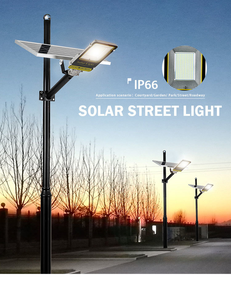 100W Solar LED Street Light Solar Power Street Lights Solar Street Lamp
