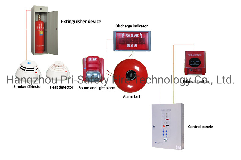 FM200 Total Flooding Fire Suppression System