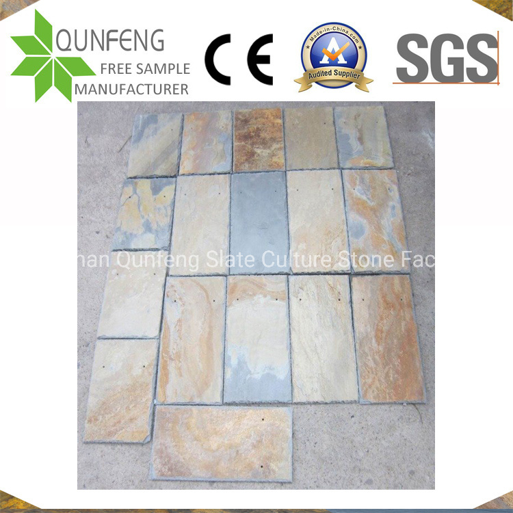 China Jiangxi Factory Direct 40*20cm Natural Rectangle Slate Roof Tiles