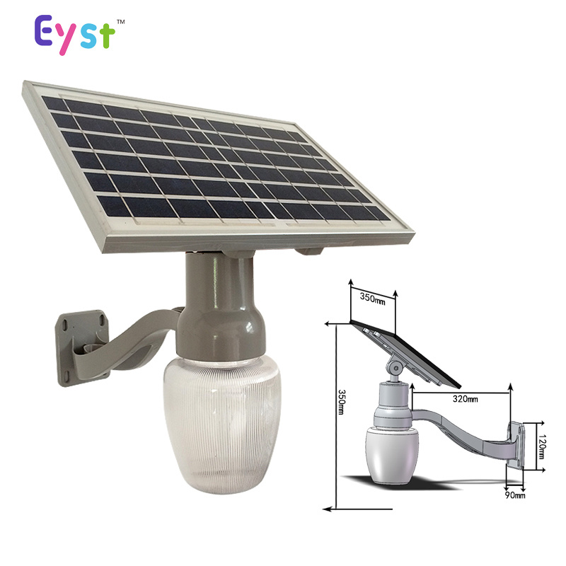 China Suppliers High Quality IP65 Waterproof 9W Outdoor LED Solar Wall Light