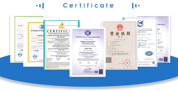 Ready Made Steel Structure Portal Frame Warehouse Factory Buildings