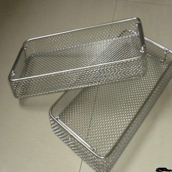 Stainless Steel Hospital Disinfection Baskets Sterilization Baskets