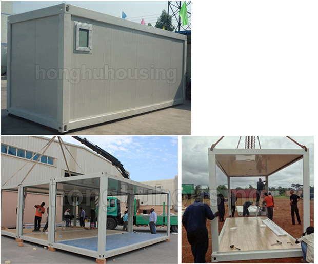 Steel Structure Two Bedroom Container House Manufacturer/Temporary Office