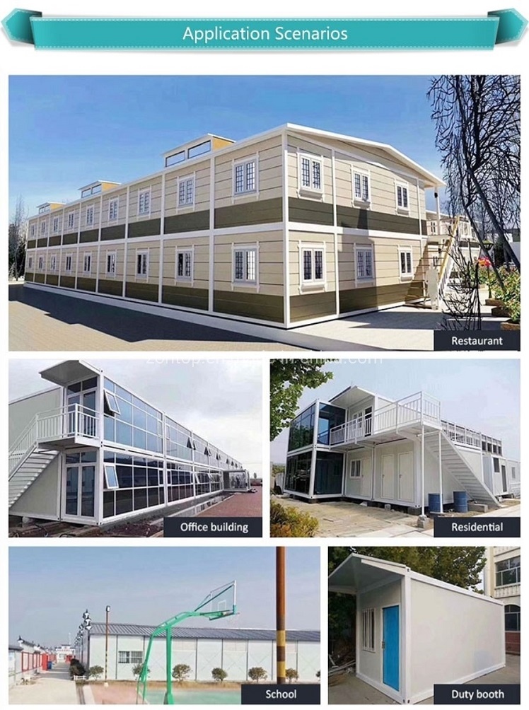 Prefab Office Container Home 40FT Modular Shipping Container 20FT House