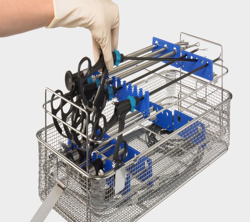 Stainless Steel Hospital Disinfection Baskets Sterilization Baskets