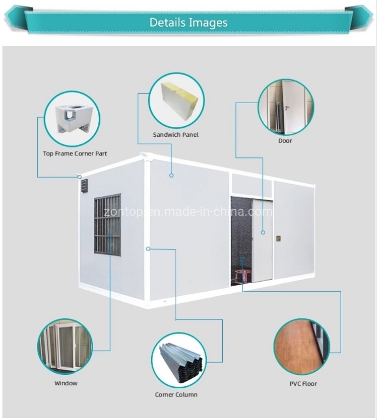 Prefab Office Container Home 40FT Modular Shipping Container 20FT House
