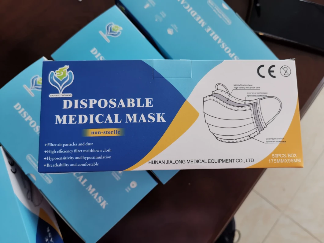 Ce in Stock Disposable Medical Mask Quality Assurance Good Protective Face Mask for Doctor