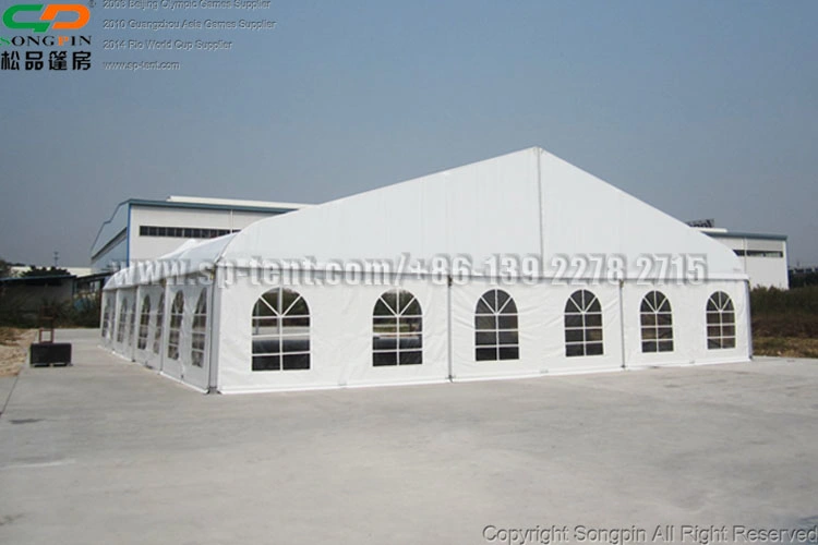 Songpin Middle Size Curved Tensioned Fabric Structure (TFS) Tent for Events and Industrial Applications (TX15-20)