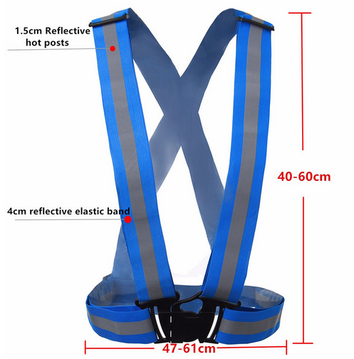 Mnsd Strap Yellow Safety Vest Reflective Vest Chaleco Reflectante Reflective Vest Reflex Weste